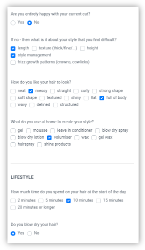 Forms questions