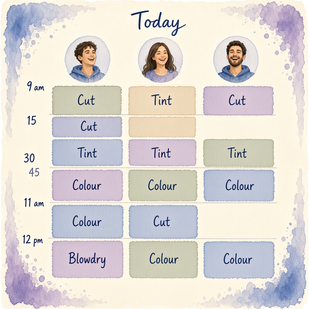 A full day of appointments