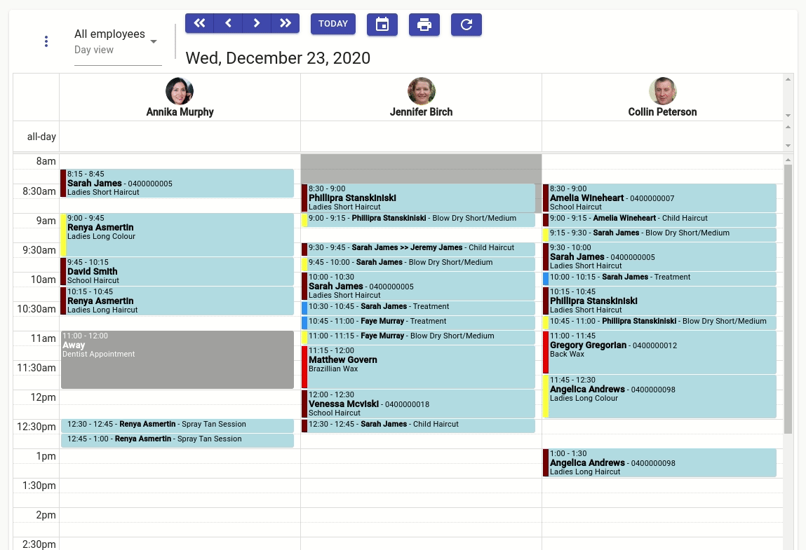 How To Add and Edit Block Out Notes Client Diary